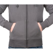 Clawgear CG Logo Zip Hoodie - Wolf Grey - L