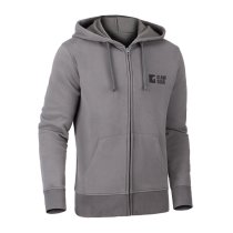 Clawgear CG Logo Zip Hoodie - Wolf Grey - XL