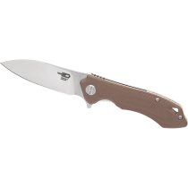 Bestech Knives Beluga Linerlock Folder - Brown