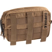 Clawgear Medium Horizontal Utility Pouch Core - Coyote