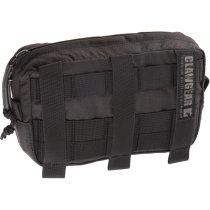 Clawgear Medium Horizontal Utility Pouch Zipped Core - Black