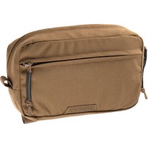 Clawgear Medium Horizontal Utility Pouch Zipped Core - Coyote