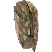 Clawgear Medium Vertical Utility Pouch Zipped Core - Flecktarn