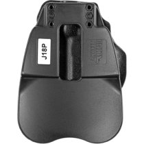 Frontline Molded Polymer Paddle Holster Glock 17 / 19 - Black