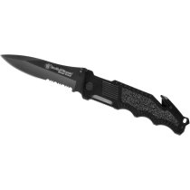 Smith & Wesson Border Guard SWBG1S Serrated Folder - Black