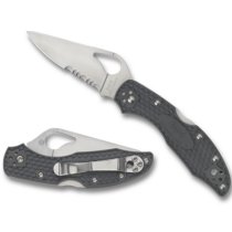 Spyderco BY04 Meadowlark2 Combo Edge Folder - Black