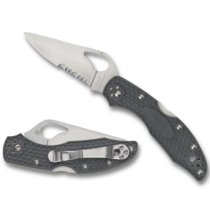 Spyderco BY04 Meadowlark2 Plain Edge Folder - Black