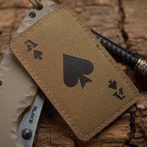 M-Tac Ace of Spades Laser Cut Patch - Coyote