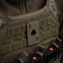 M-Tac Ace of Spades Laser Cut Patch - Ranger Green