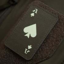 M-Tac Ace of Spades Laser Cut Patch GID - Ranger Green