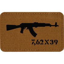 M-Tac AKM 7.62x39 Laser Cut Patch - Coyote