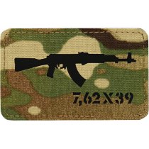 M-Tac AKM 7.62x39 Laser Cut Patch - Multicam