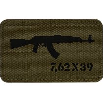 M-Tac AKM 7.62x39 Laser Cut Patch - Ranger Green