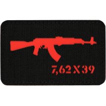 M-Tac AKM 7.62x39 Laser Cut Patch - Red