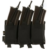 M-Tac Elastic Triple Magazine Pouch Elite - Black