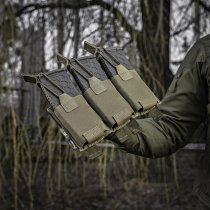 M-Tac Elastic Triple Magazine Pouch Elite - Ranger Green