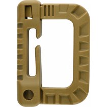 M-Tac Plastic Carabiner Grimloc - Coyote