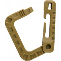 M-Tac Plastic Carabiner Grimloc - Coyote