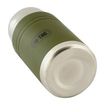 M-Tac Stainless 750ml Thermos & Folding Spoon - Olive