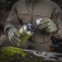 M-Tac Stainless 750ml Thermos & Folding Spoon - Olive