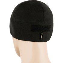 M-Tac Tactical Fleece Watch Cap Beanie & Patch Panel - Black - L