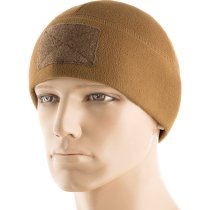 M-Tac Tactical Fleece Watch Cap Beanie & Patch Panel - Coyote - L