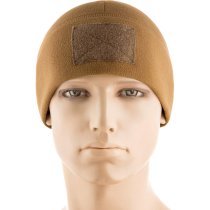 M-Tac Tactical Fleece Watch Cap Beanie & Patch Panel - Coyote - M