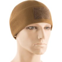 M-Tac Tactical Fleece Watch Cap Beanie & Patch Panel - Coyote - XL