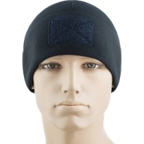 M-Tac Tactical Fleece Watch Cap Beanie & Patch Panel - Dark Navy Blue - L