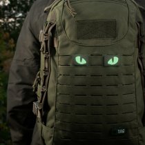 M-Tac Tiger Eyes Laser Cut Patch - Ranger Green