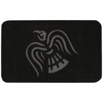 M-Tac Raven Banner Laser Cut Patch - Black / Grey