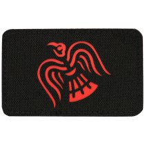 M-Tac Raven Banner Laser Cut Patch - Black / Red