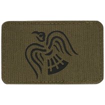 M-Tac Raven Banner Laser Cut Patch - Ranger Green / Black