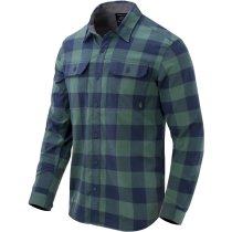 Helikon-Tex Greyman Shirt Nylon Sorona Blend - Moss Green Checkered - XS