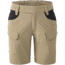 Helikon-Tex Women's OTS Outdoor Tactical Shorts 8.5 - Black / Shadow Grey - 2XL