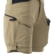 Helikon-Tex Women's OTS Outdoor Tactical Shorts 8.5 - Black / Shadow Grey - 3XL