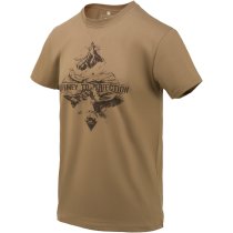 Helikon-Tex T-Shirt Mountain Stream - U.S. Brown - S