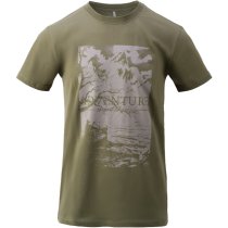 Helikon-Tex T-Shirt Adventure Is Out There - Dark Azure - S