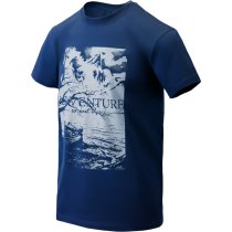 Helikon-Tex T-Shirt Adventure Is Out There - Dark Azure - M