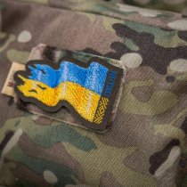 M-Tac Battle Flag of Ukraine Embroidery Patch Right - Black